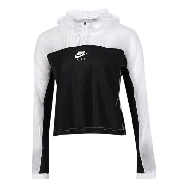 Куртка с принтом Air Jacket Nike, черно-белый