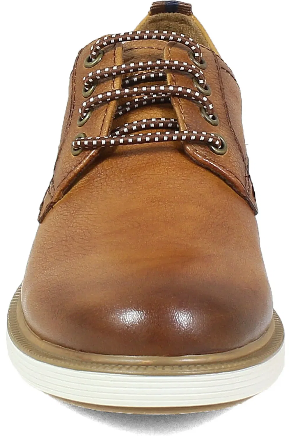 Детские туфли дерби на контрастной подошве Supacush Florsheim, Cognac — фото 4