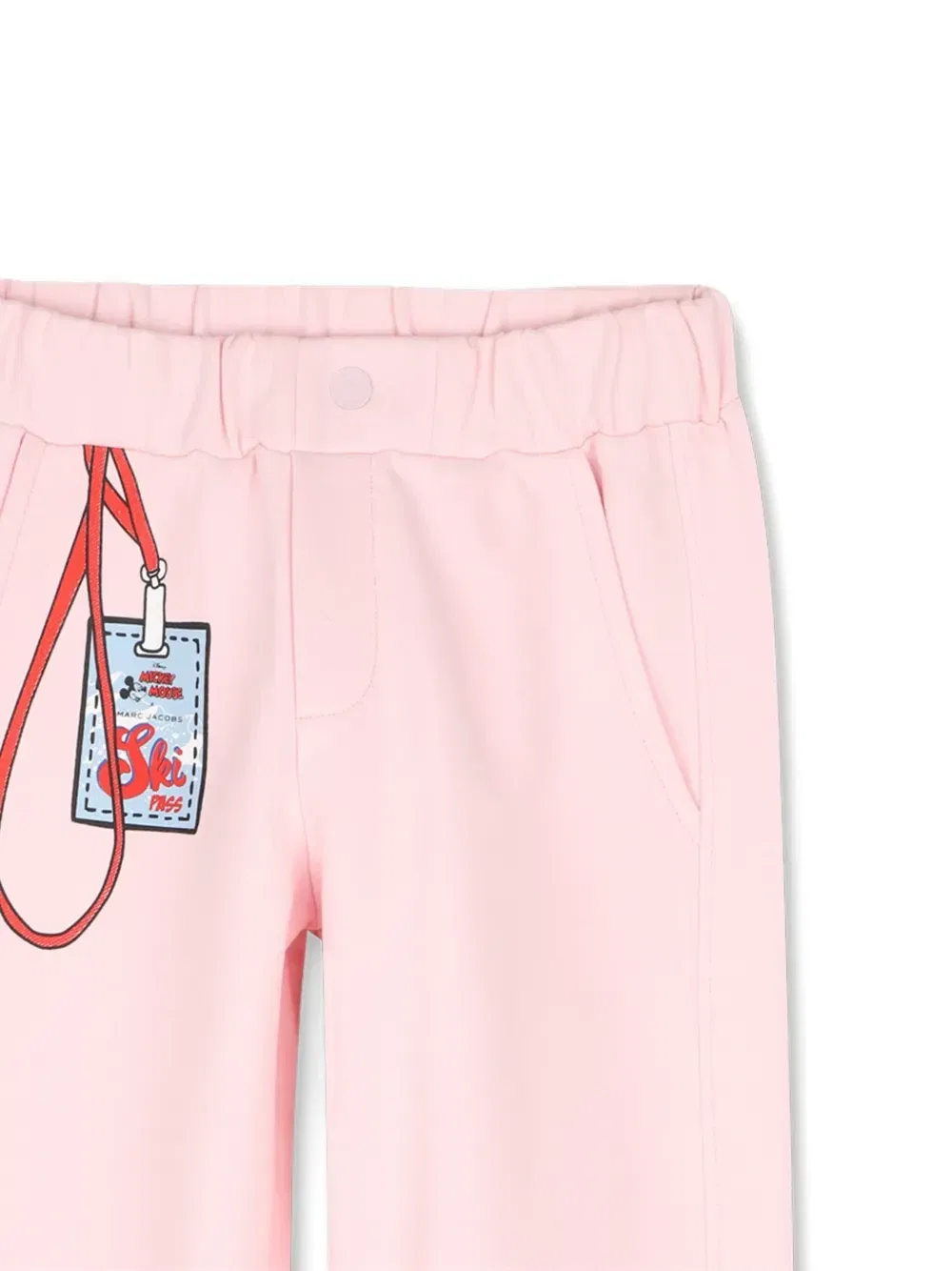 Спортивные брюки с графичным принтом из коллаборации с Disney Marc Jacobs Kids, розовый — фото 3