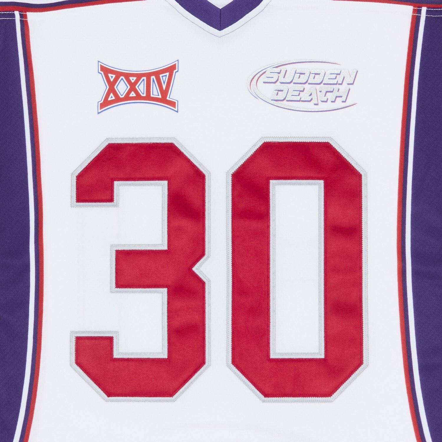 Футболка Supreme Sudden Death Football Jersey, белый/мультиколор — фото 3