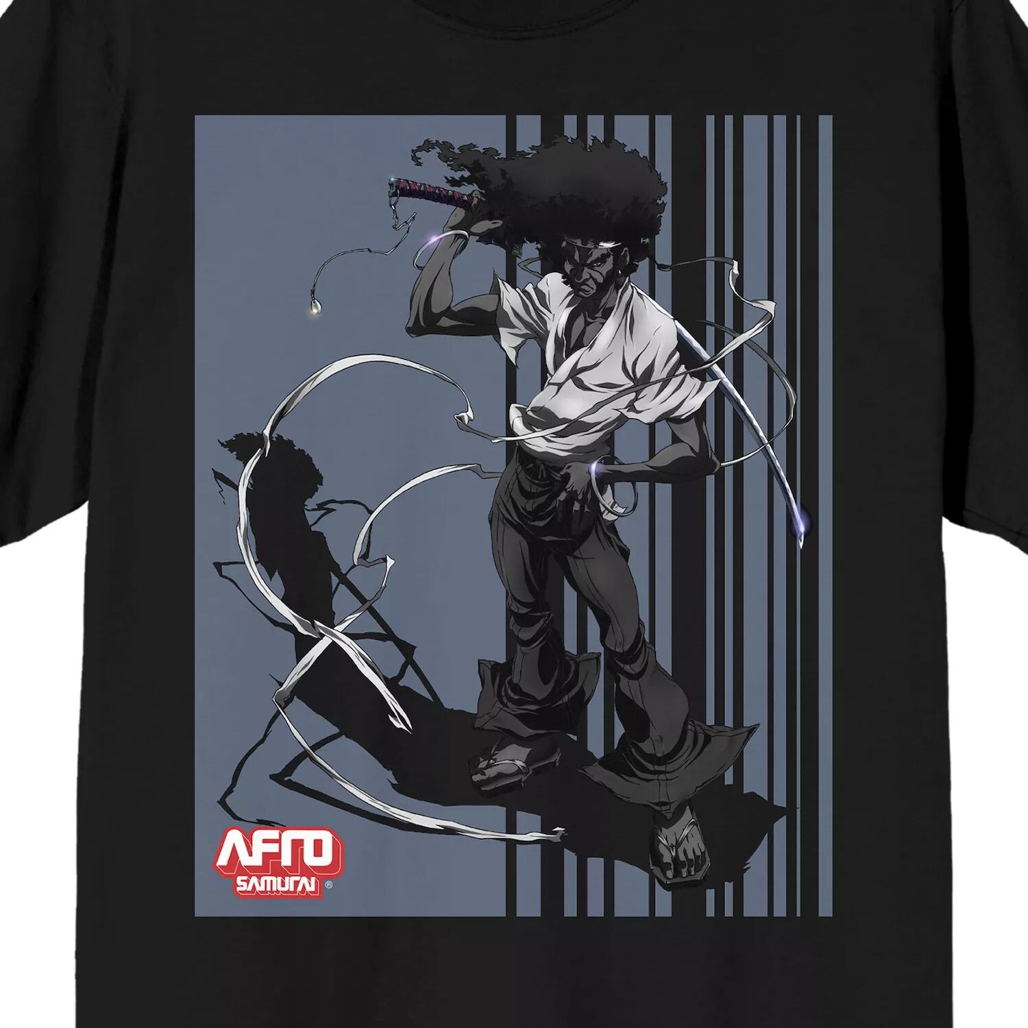 

Мужская футболка с персонажем афро-самураев-ниндзя Licensed Character