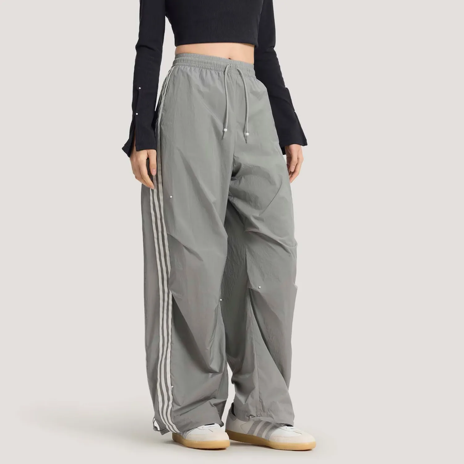 P PANT Casual брюки Adidas Originals, pure ice серый — фото 4
