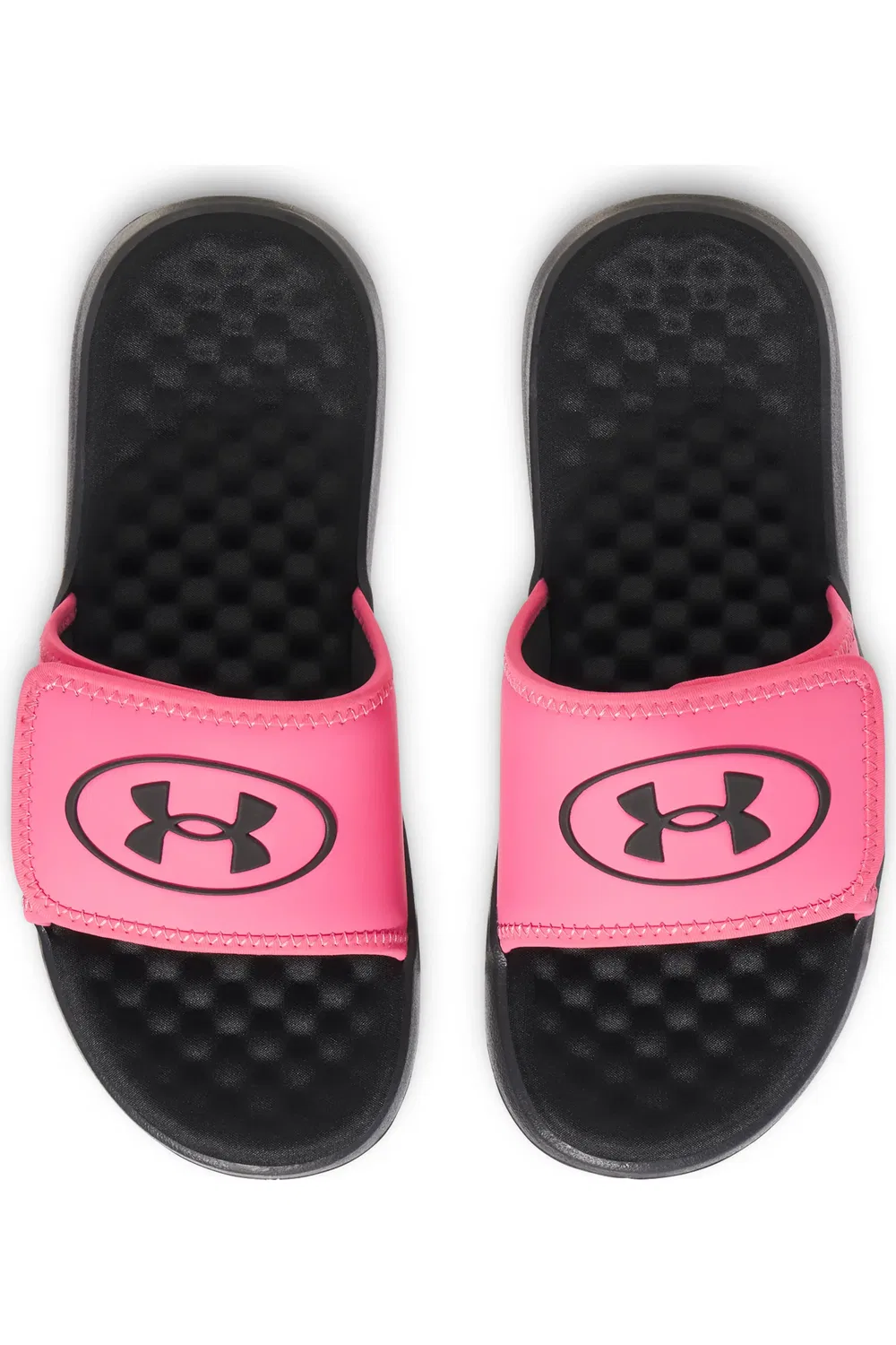 Детские сандалии-слайды на регулируемом ремешке Ignite Pro 8 Under Armour, 001 черный — фото 3