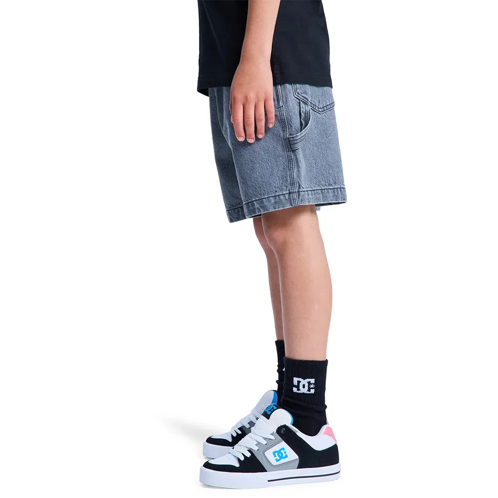Шорты джинсовые Carpenter Baggy Fit Dc Shoes, серый — фото 3
