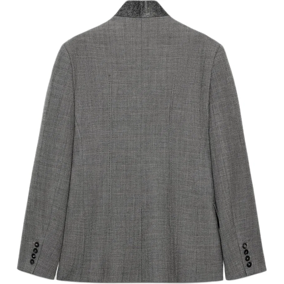 Женский деловой костюм Medium Gray ZARA, Средне-серый — фото 3