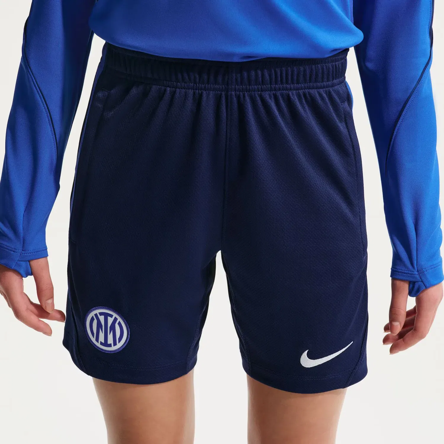 Детские шорты для мальчиков футбольные Inter de Milán 2026-2027 Dri-FIT Strike Nike, Azul