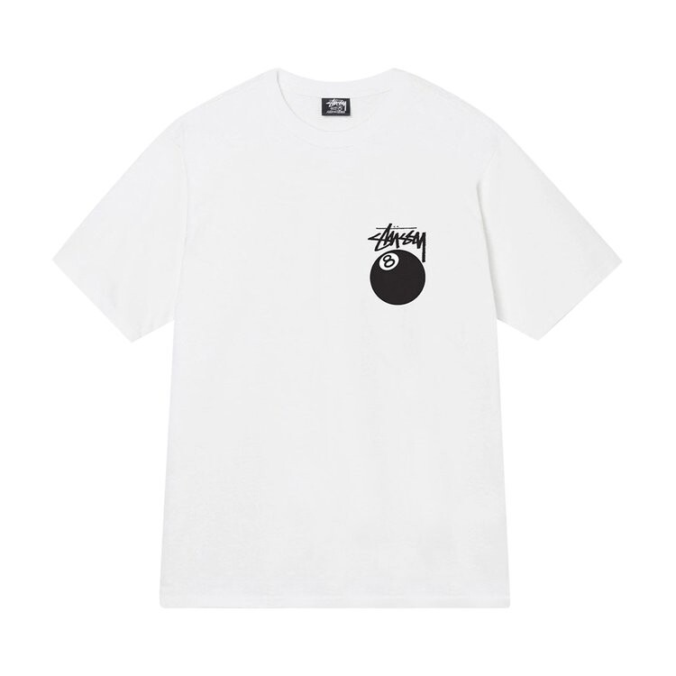 

Футболка Stussy 8 Ball Tee 'White', белый