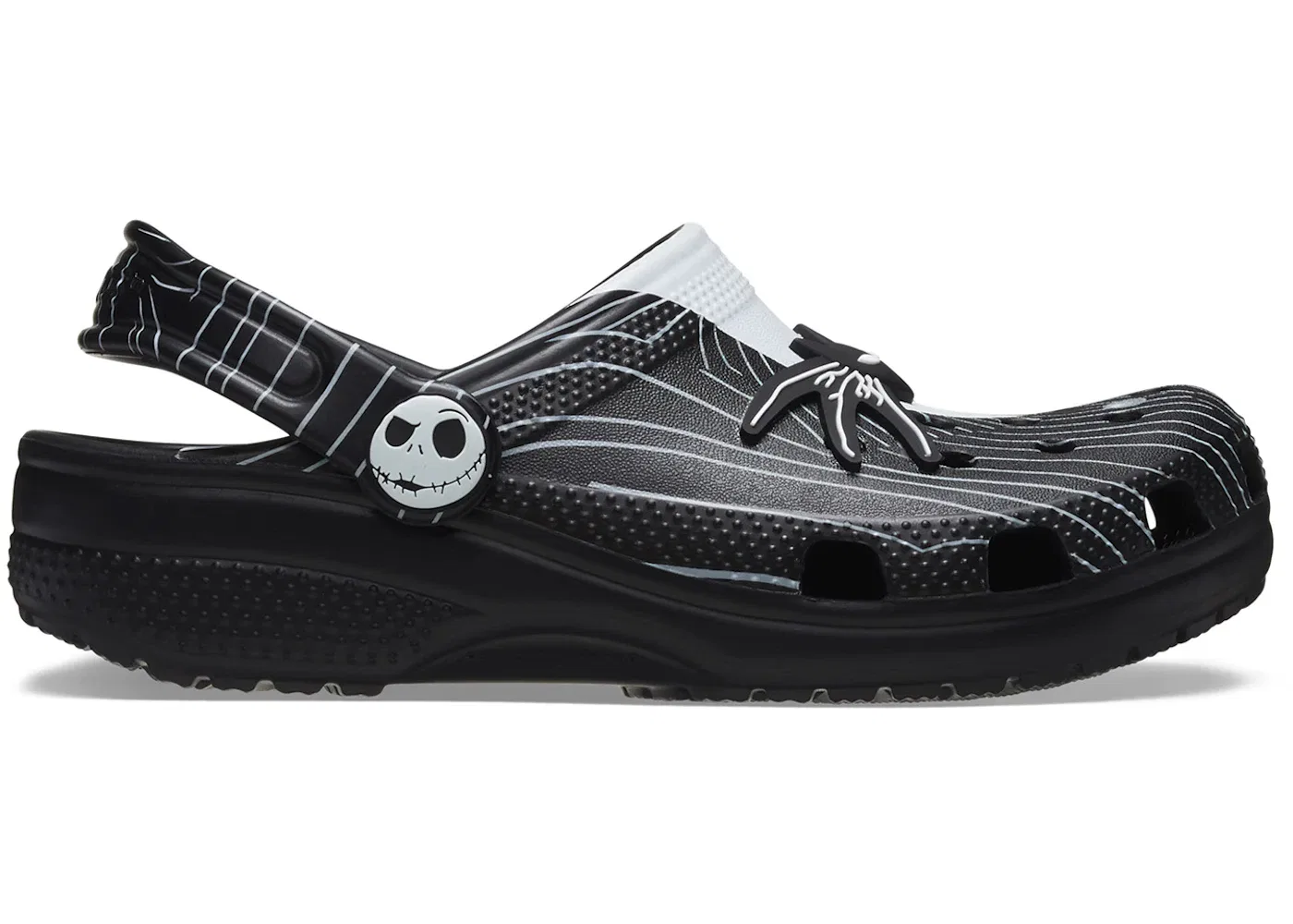 Детские клоги Classic Clog Jack Skellington Nightmare Before Christmas Crocs, Black Multi
