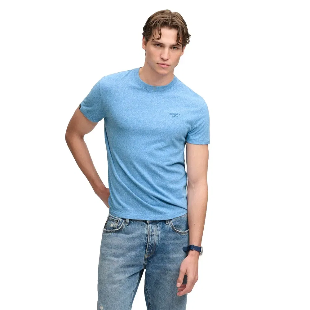 Мужская футболка с принтом Essential Serif Logo Superdry, Blue