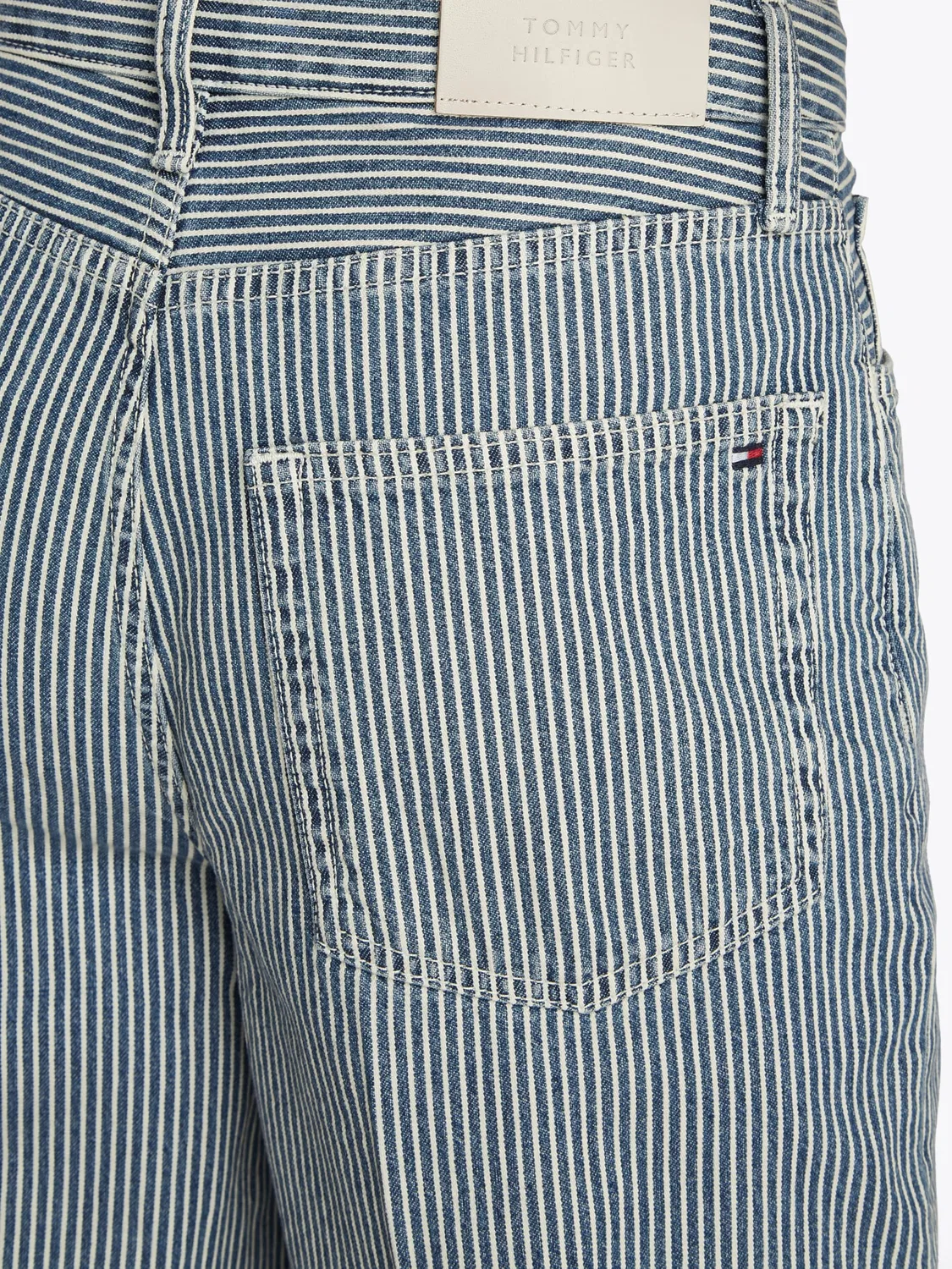 Женские джинсы с высокой посадкой и широкими штанинами Tommy Hilfiger, Denim (Jaz) — фото 4