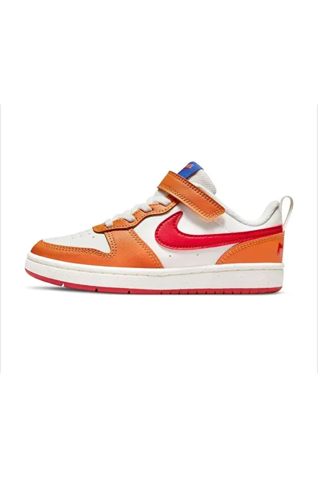 Детские кроссовки для девочек из натуральной кожи Court Borough Low 2 (PSV) Nike, White