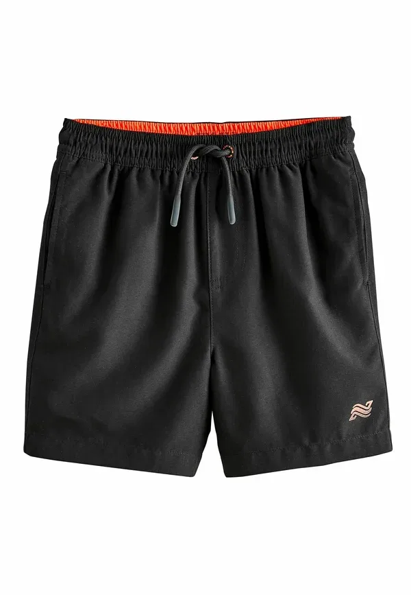 Плавки 2 шт, Regular fit, Swim shorts, Next, черный/красный — фото 2