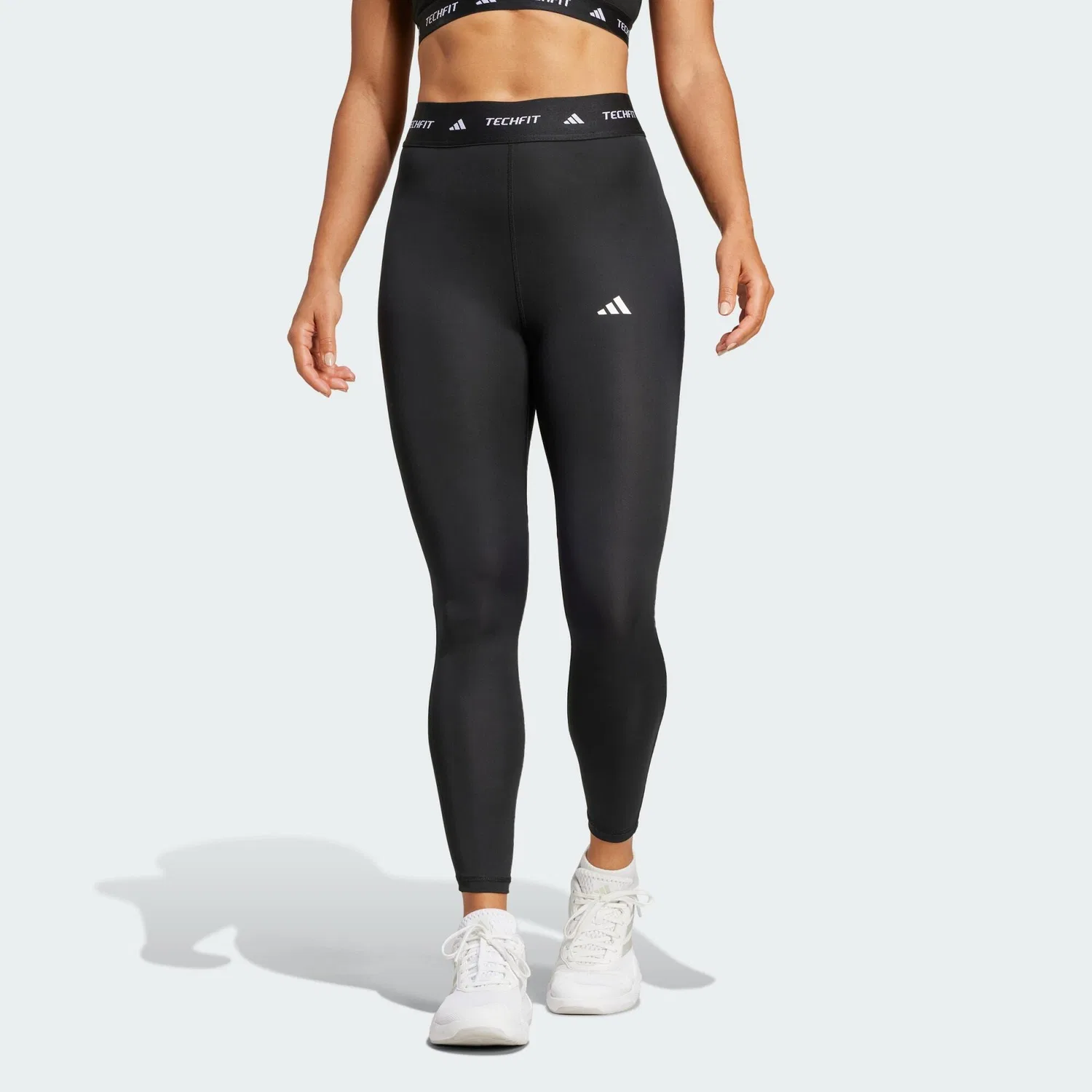 Женские компрессионные леггинсы TECHFIT Adidas, Schwarz