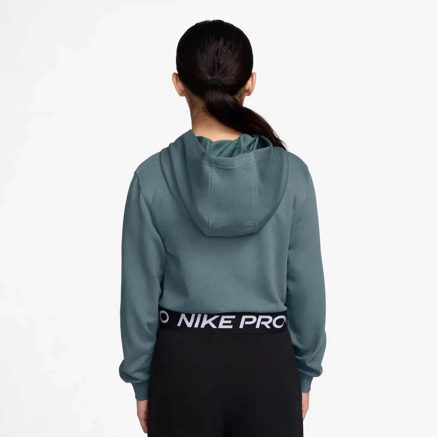 Детская худи Nike Pro Fleece, Цвет Verde — фото 2