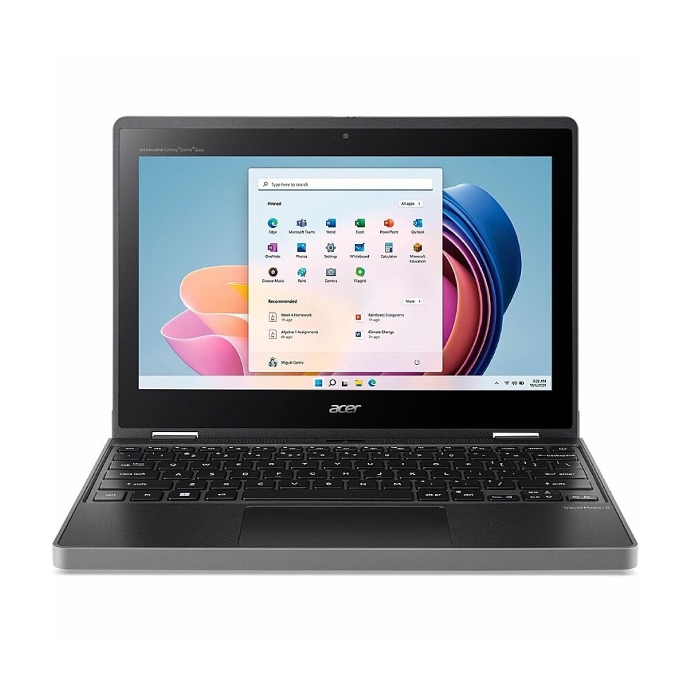 

Ноутбук Acer TravelMate Spin B3 11, 11.6", 4 ГБ/128 ГБ, Intel N100, Intel UHD, черный, английская клавиатура