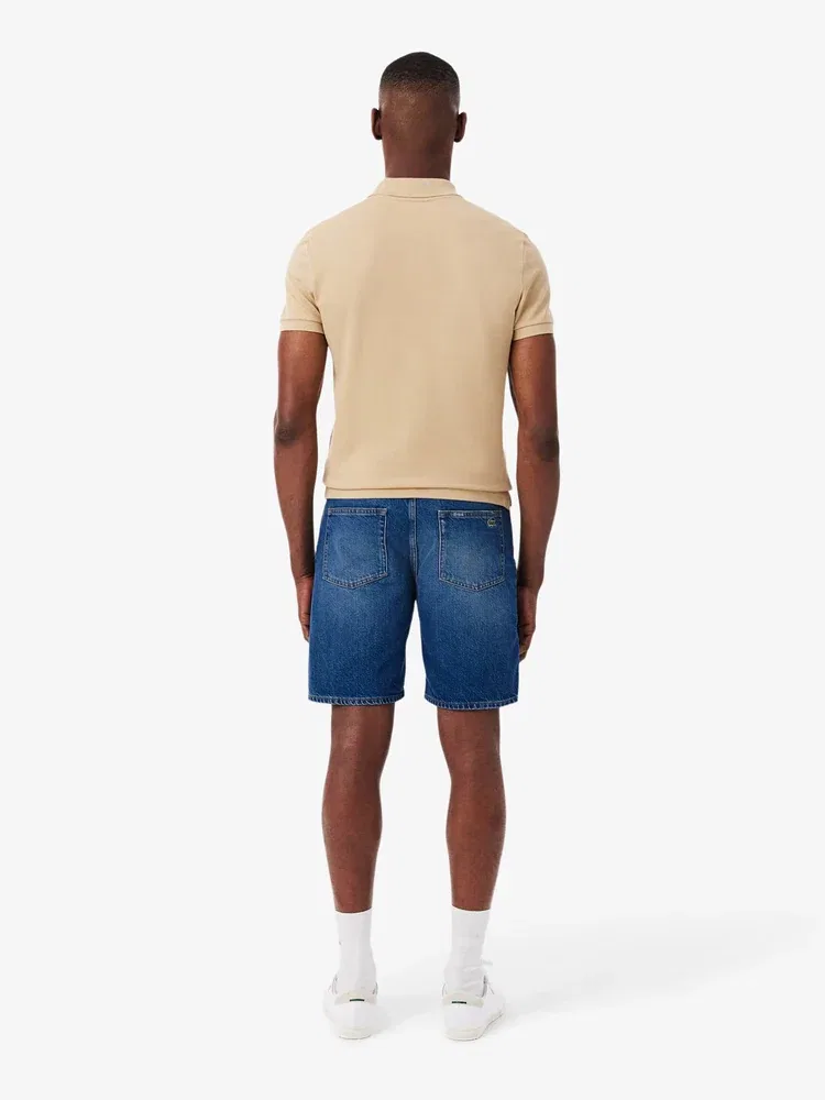 Шорты джинсовые Bermuda LACOSTE, Navy — фото 3