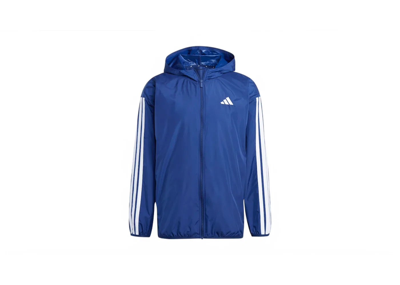 Мужская ветровка со светоотражающими элементами Adidas Essentials 3-Stripes Windbreaker, Dark Blue/White