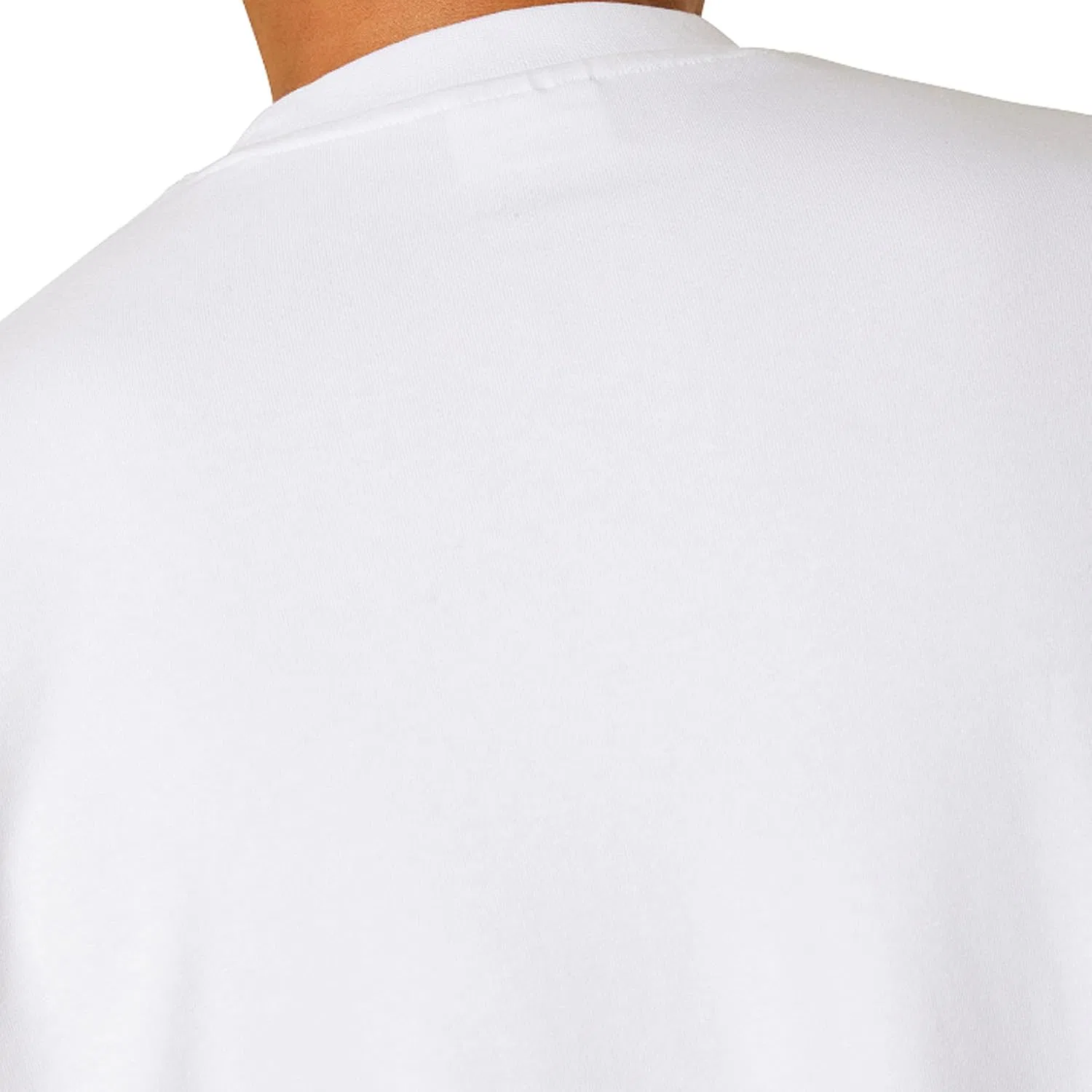 Мужская свободная футболка с круглым вырезом Athletic Running, White — фото 3