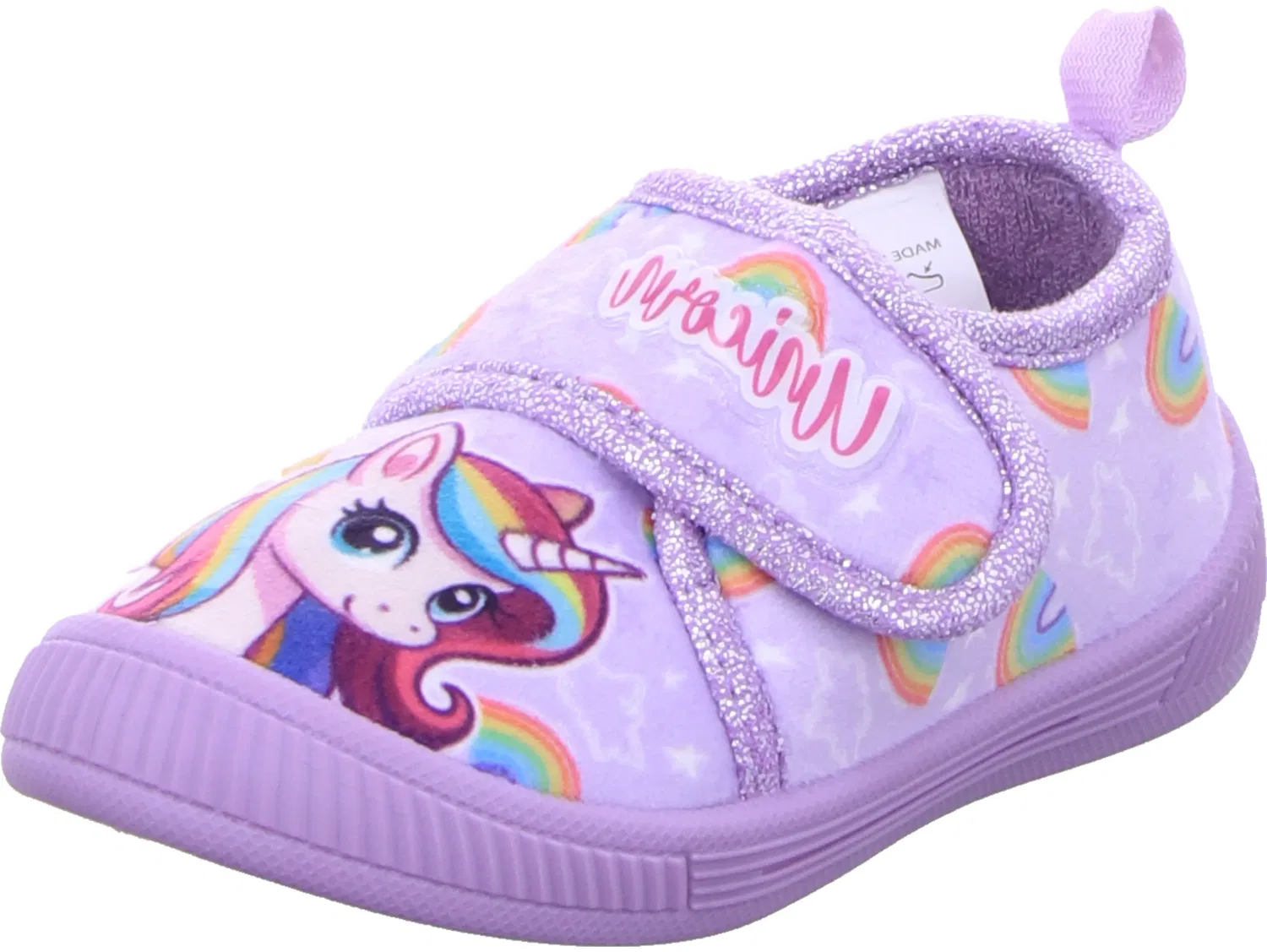 Домашние тапочки фиолетовый Unicorn, фиолетовый