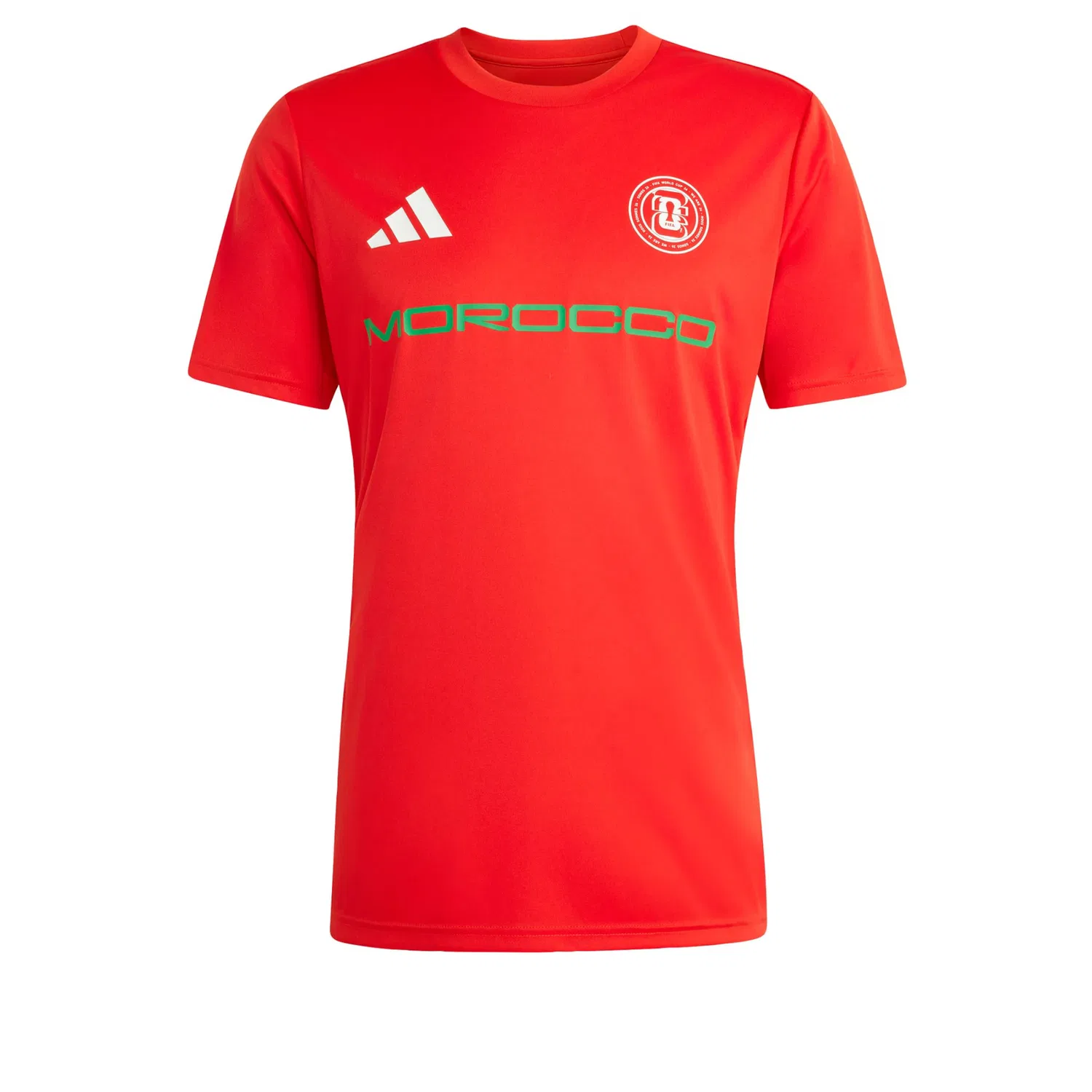 Футболка Adidas Performance красного цвета