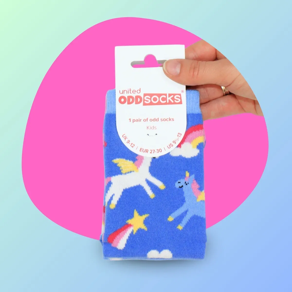 Детские носки с принтом Unicorn United Oddsocks, Multi — фото 2