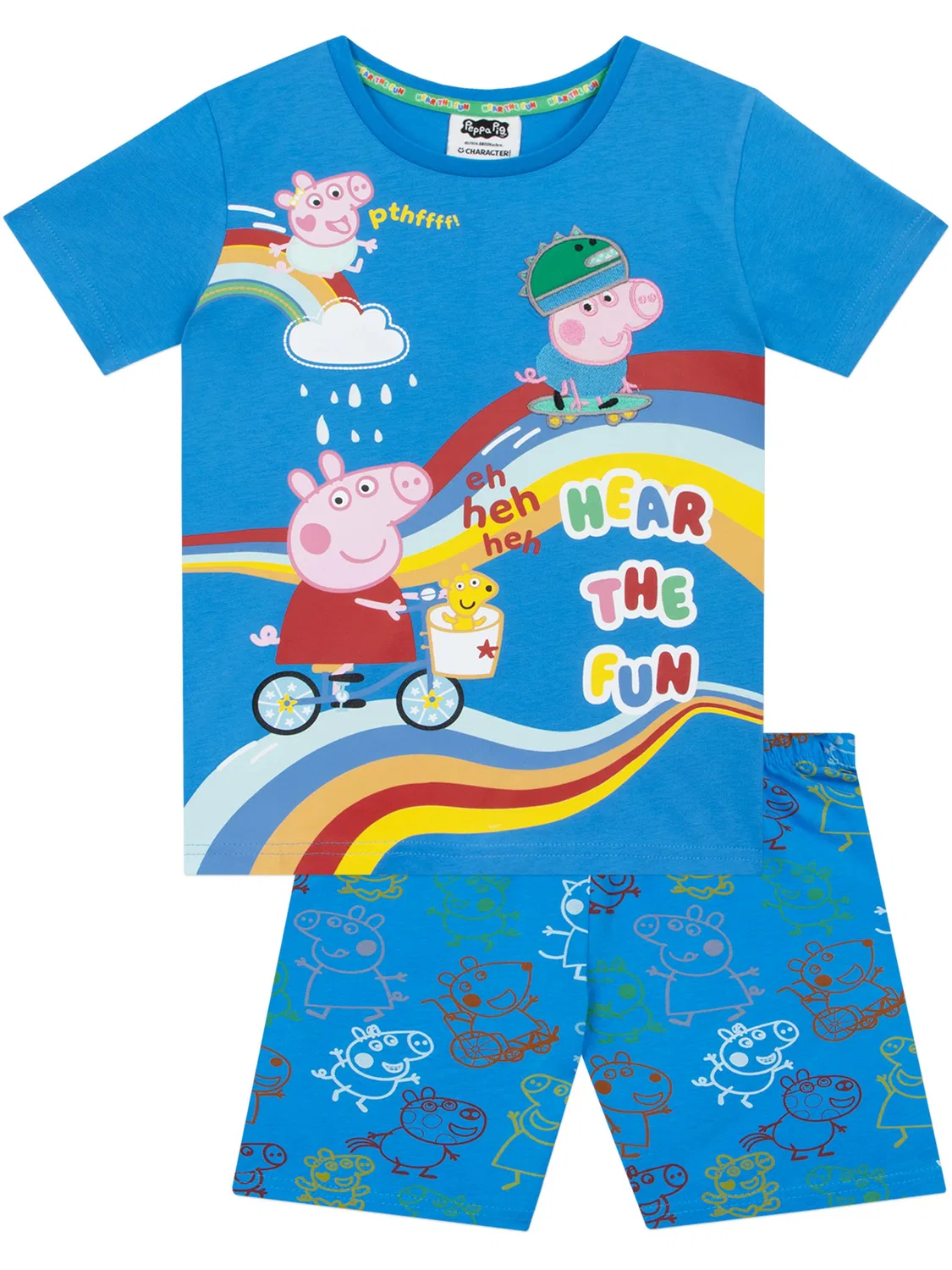 Пижама детская Peppa Pig George Pig Character, синяя