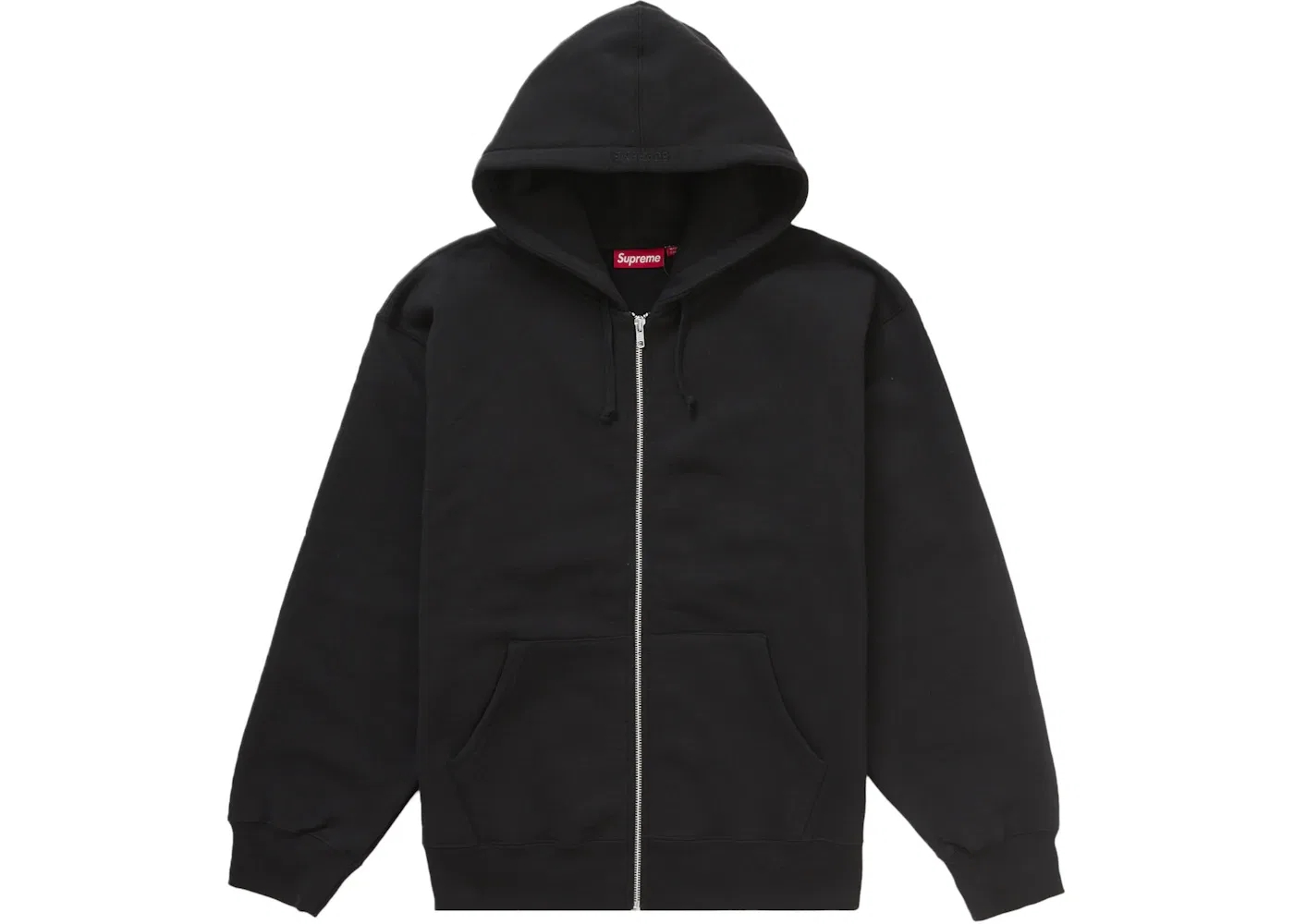 Мужская худи Supreme Thrasher Zip Up Hooded Sweatshirt, Black — фото 2