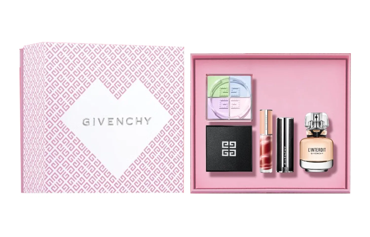 Женский набор парфюмерии и косметики Givenchy Colorful Heartbeat, Black