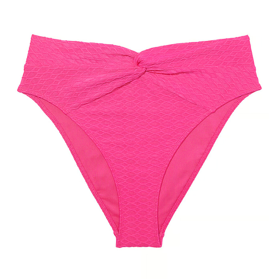 

Плавки бикини Victoria's Secret Swim Mix & Match High-Waist Twist Cheeky Fishnet, розовый