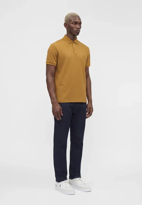 Футболка поло хлопковая Custom Slim Fit Soft Cotton Polo Shirt Polo Ralph Lauren, коричневый — фото 4