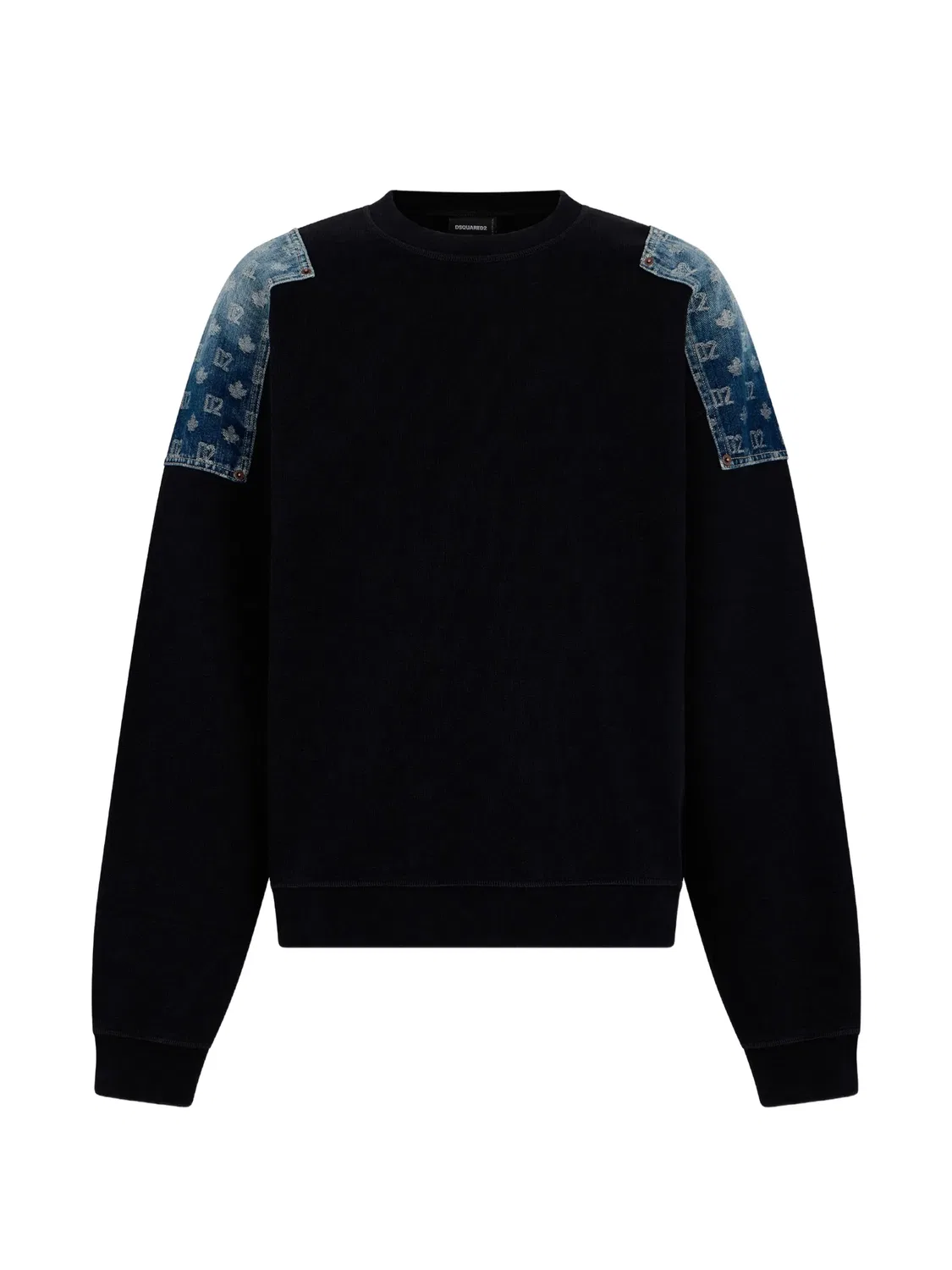 DSQUARED2 Свитшот Cool Fit из хлопка черный