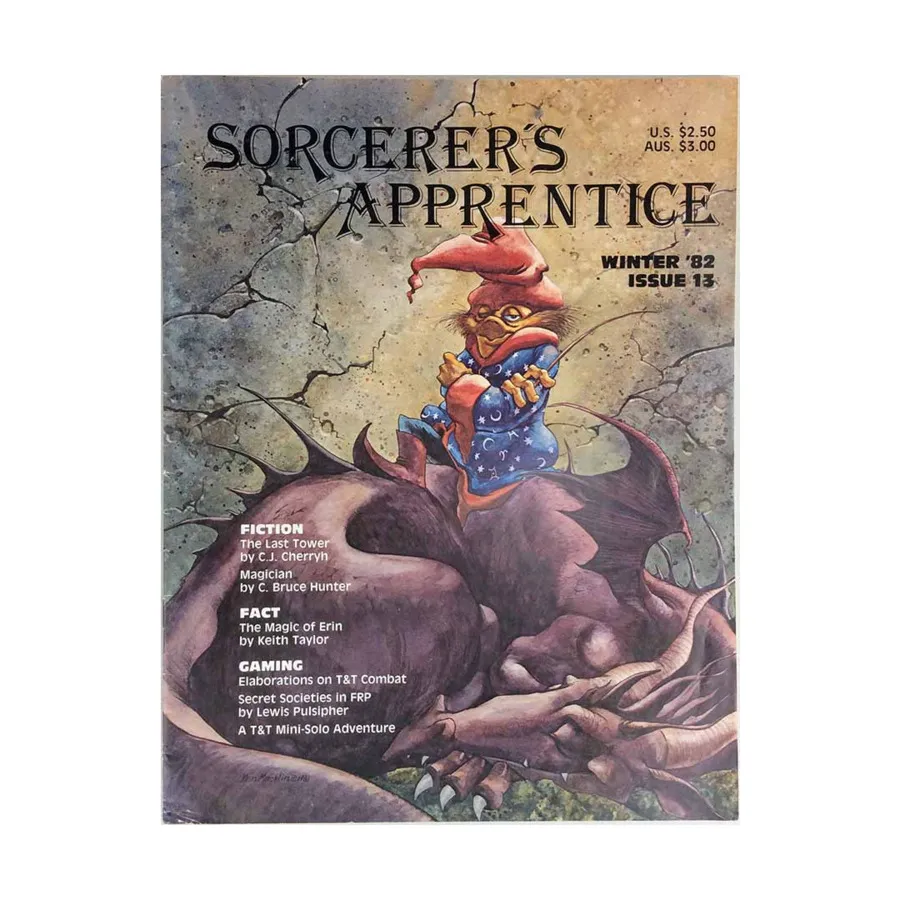 

Журнал #13 "The Legend of Gelatinous Gelignite Solo Adventure", Sorcerer's Apprentice Magazine