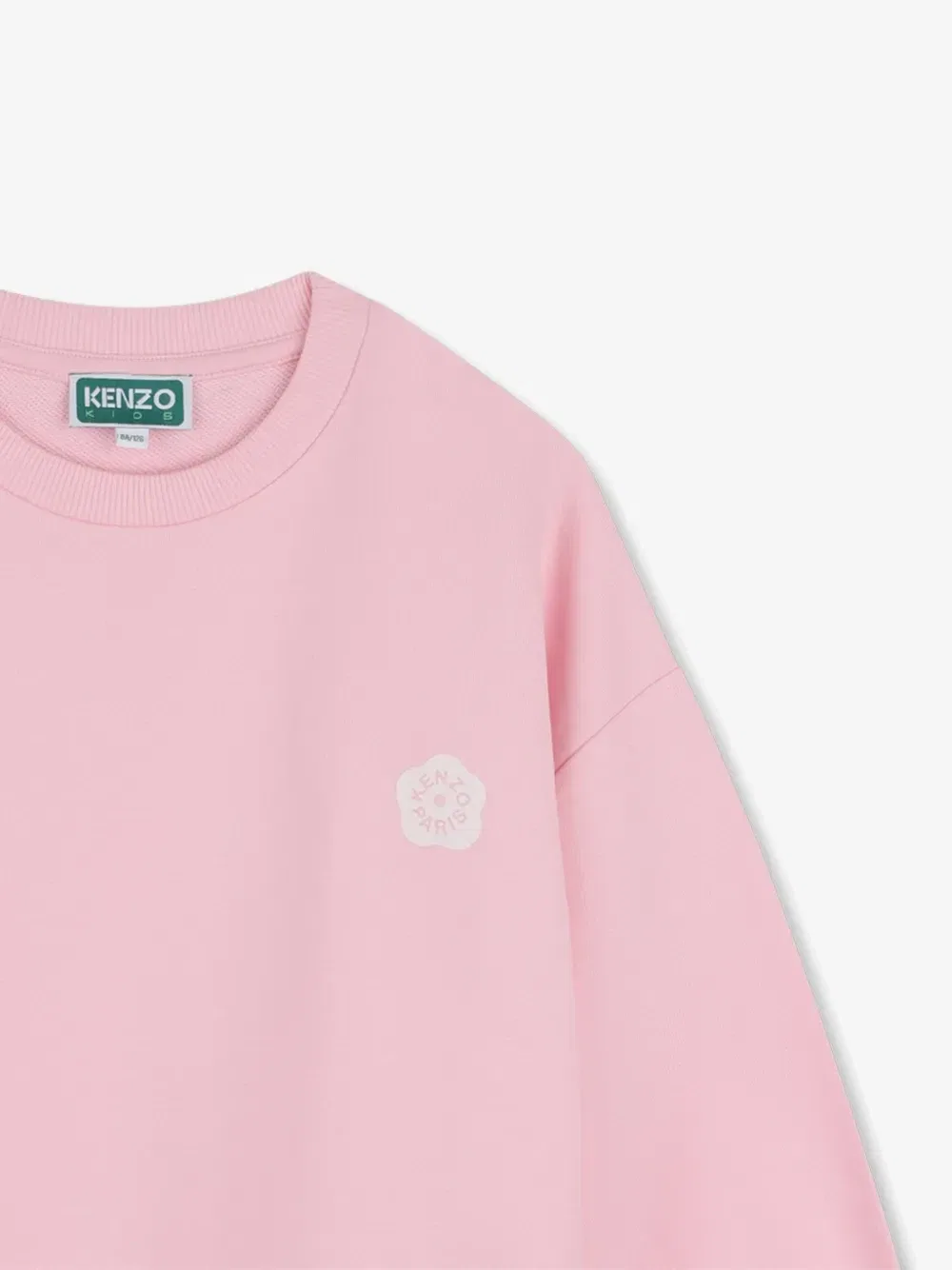 Платье Boke Flower из джерси Kenzo Kids, розовый — фото 3