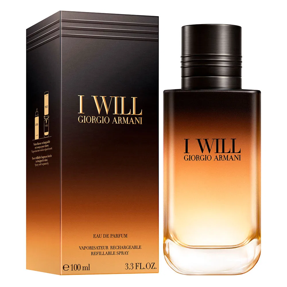 Парфюмерная вода, 100 мл, с ароматом ванили и кожи, I WILL Giorgio Armani — фото 2