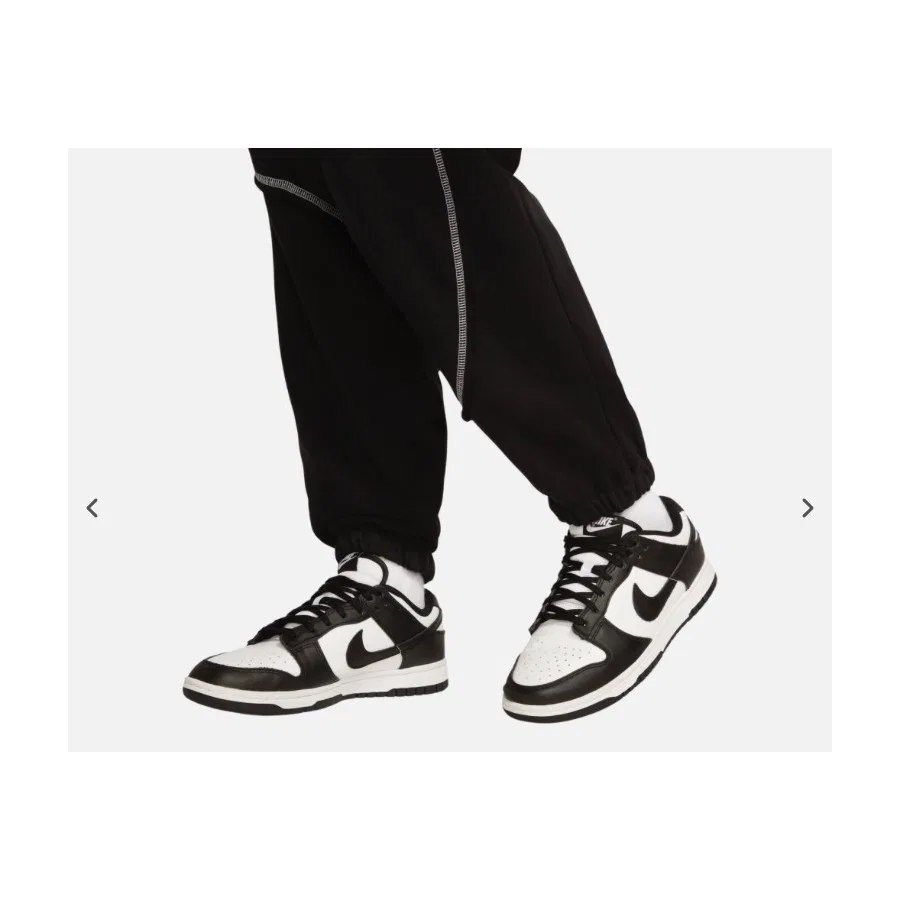 Спортивные штаны с завышенной талией и карманами Nike Sportswear Fleece Swirl, Черный — фото 4