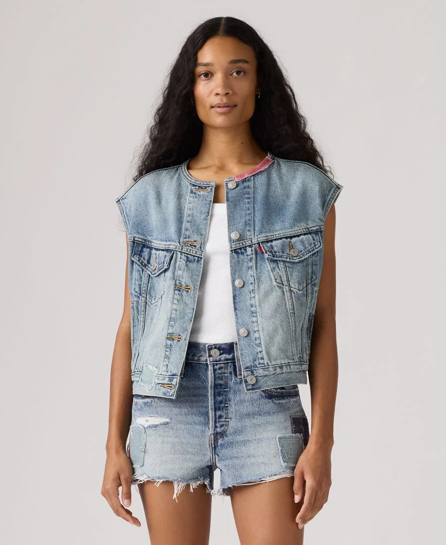 Женская джинсовая куртка-тракер Relaxed-Fit Levi's, Melodys Muse Vest