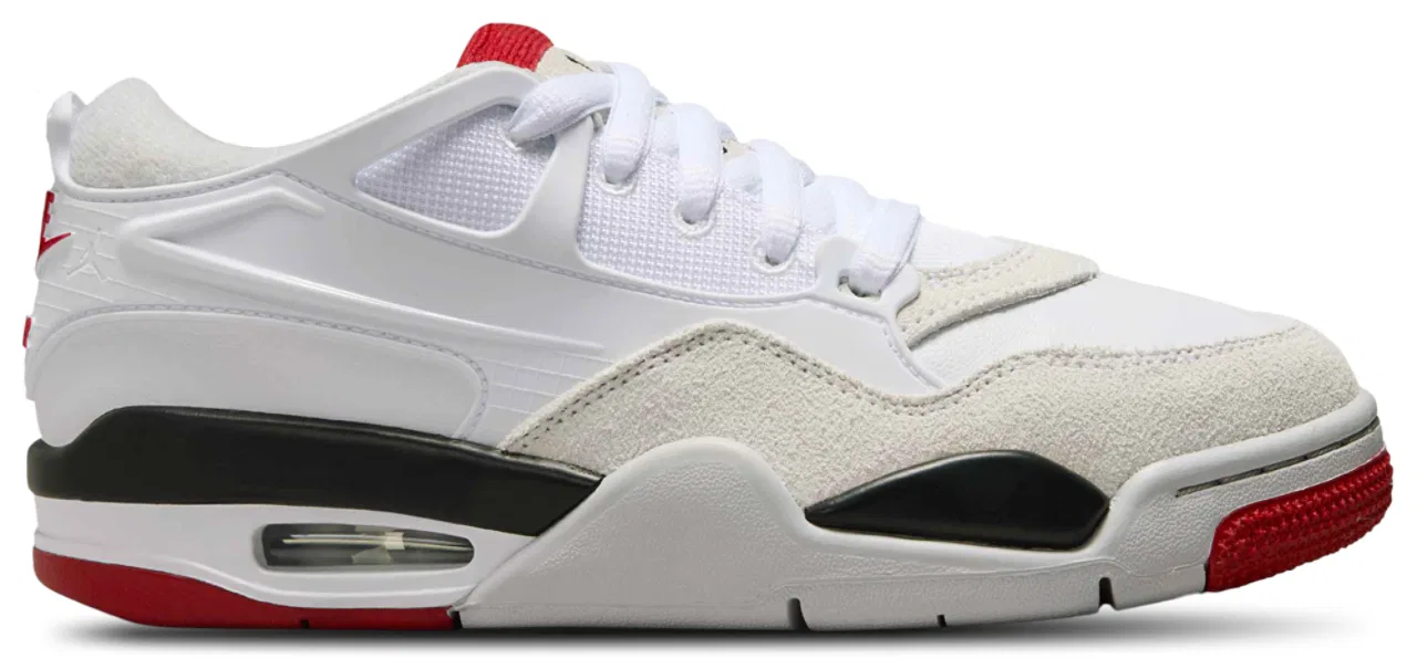 Кроссовки для мальчиков AJ 4 RM Jordan, цвет White/Red