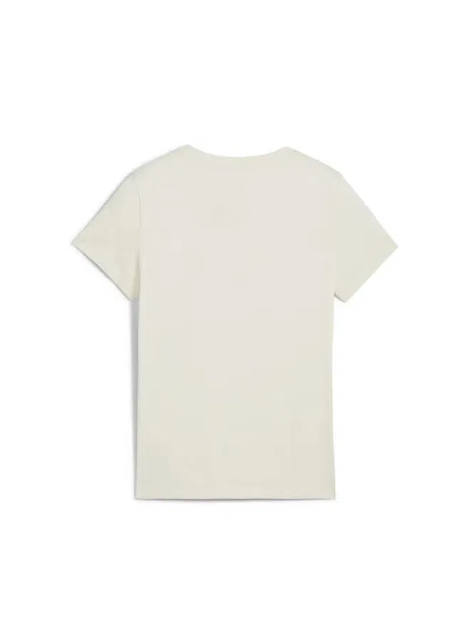 Футболка с принтом Graphic tee youth Puma, белый — фото 2