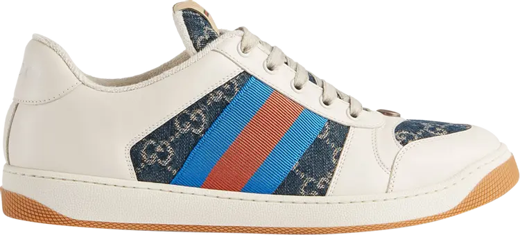 

Кроссовки Gucci GG Screener GG Canvas - Denim Ivory, синий