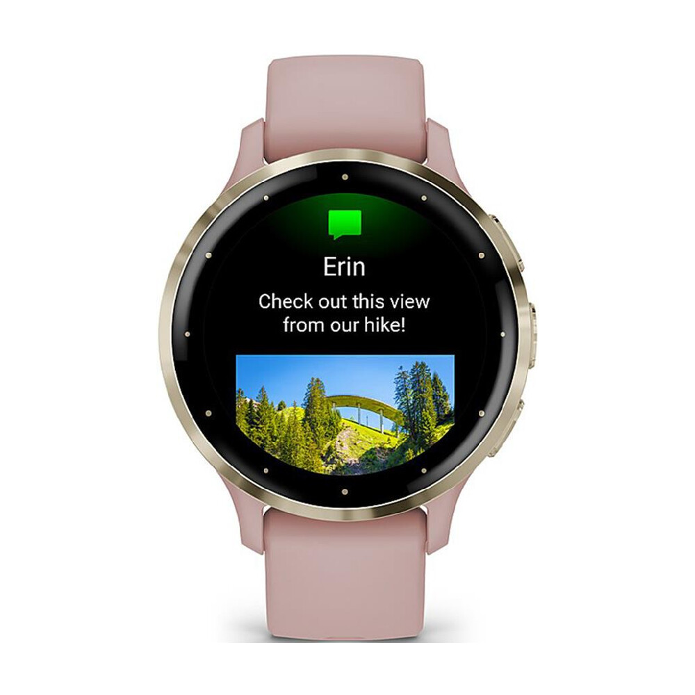 Умные часы Garmin Venu 3S, 1.2", Wi-Fi, золотой/розовый — фото 2
