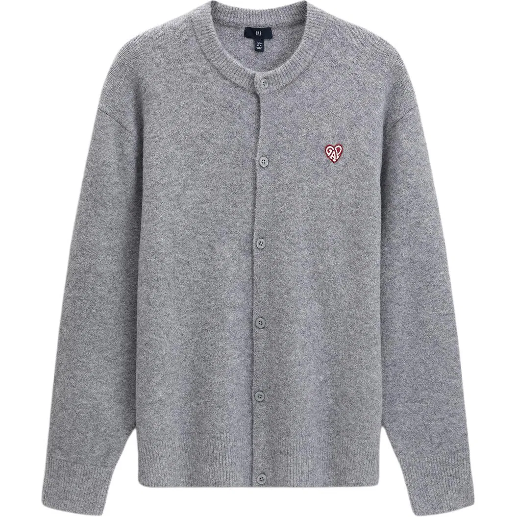 Детский свитер с круглым вырезом Moderate, GAP, Light Gray