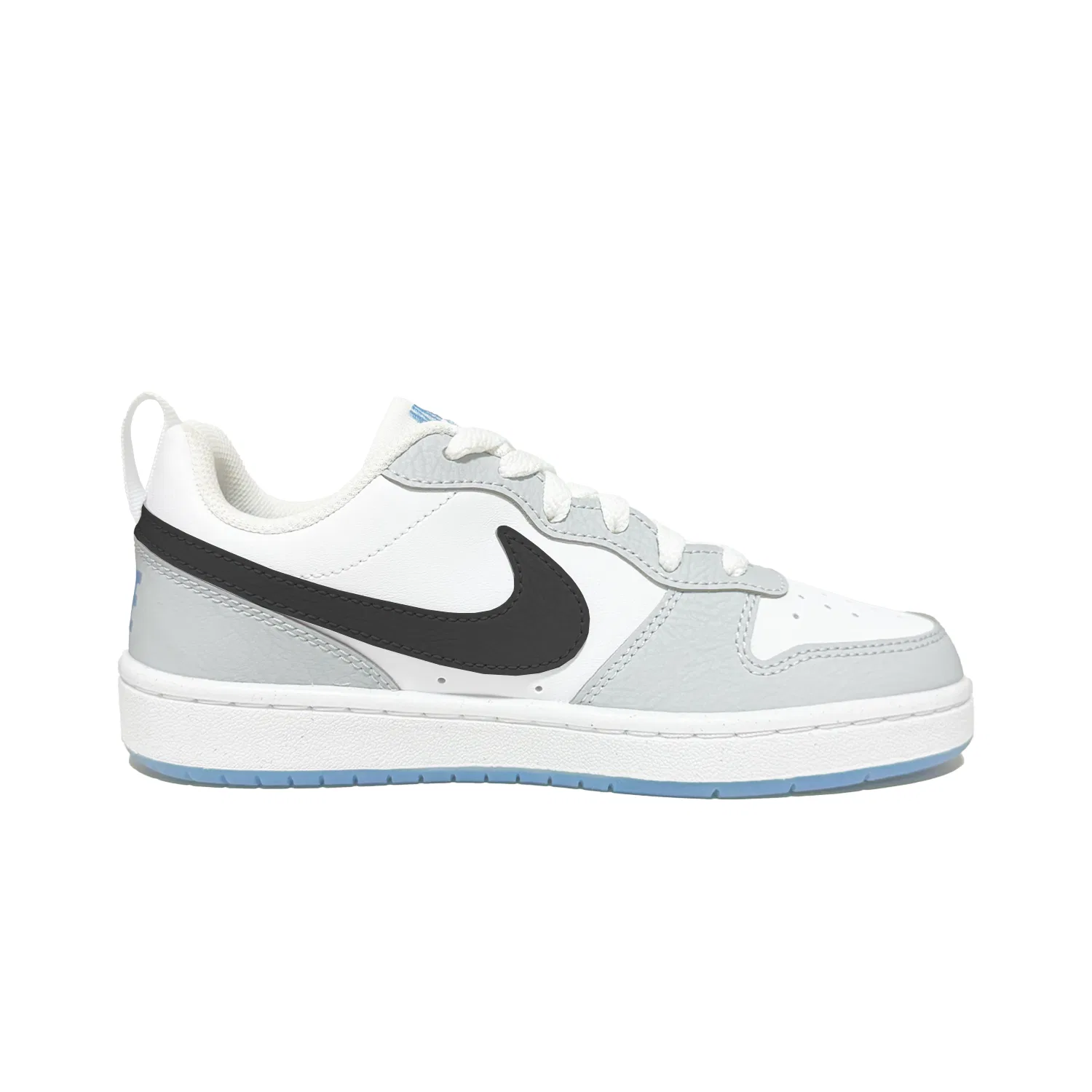 Детские кроссовки для скейтбординга с принтом Nike Court Borough, Gray — фото 3