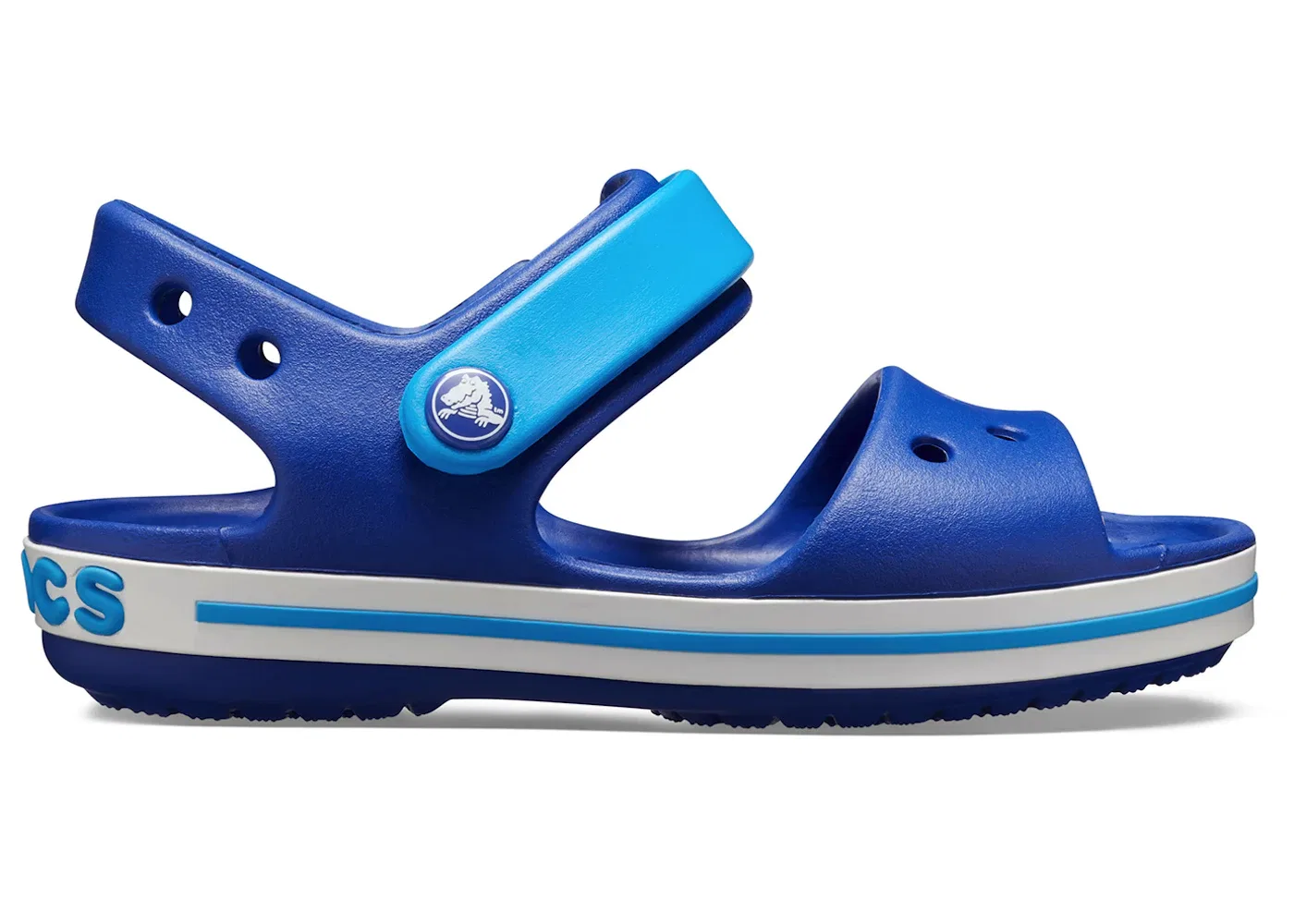 Детские сандалии с ремешком Crocs Crocband, Cerulean Blue/Ocean