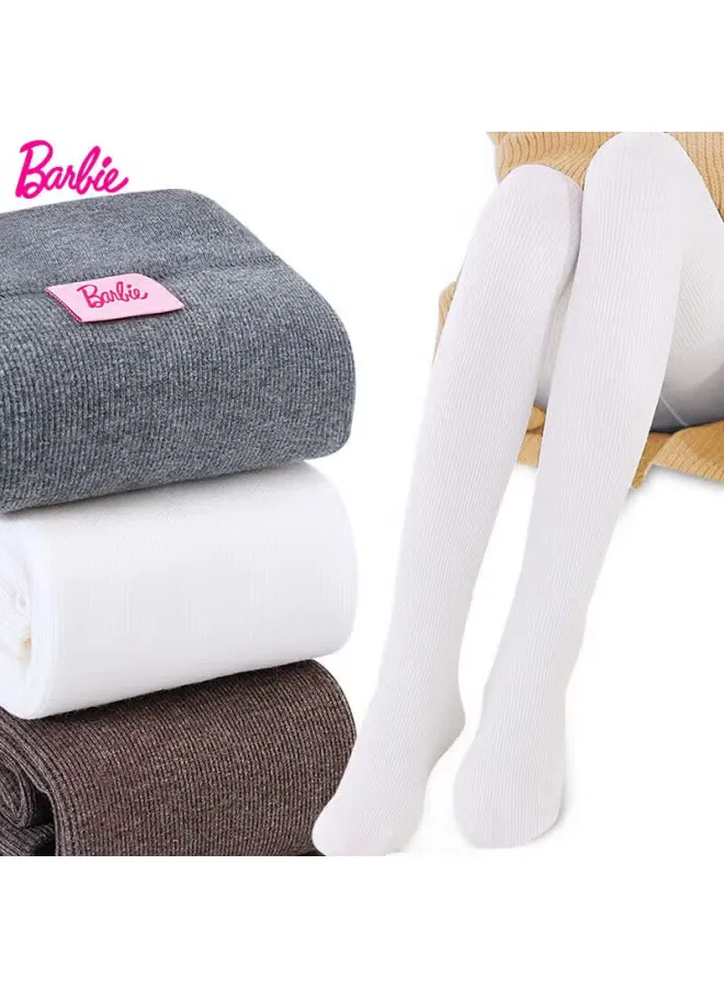 Колготки тонкие белые детские Barbie, белый — фото 2