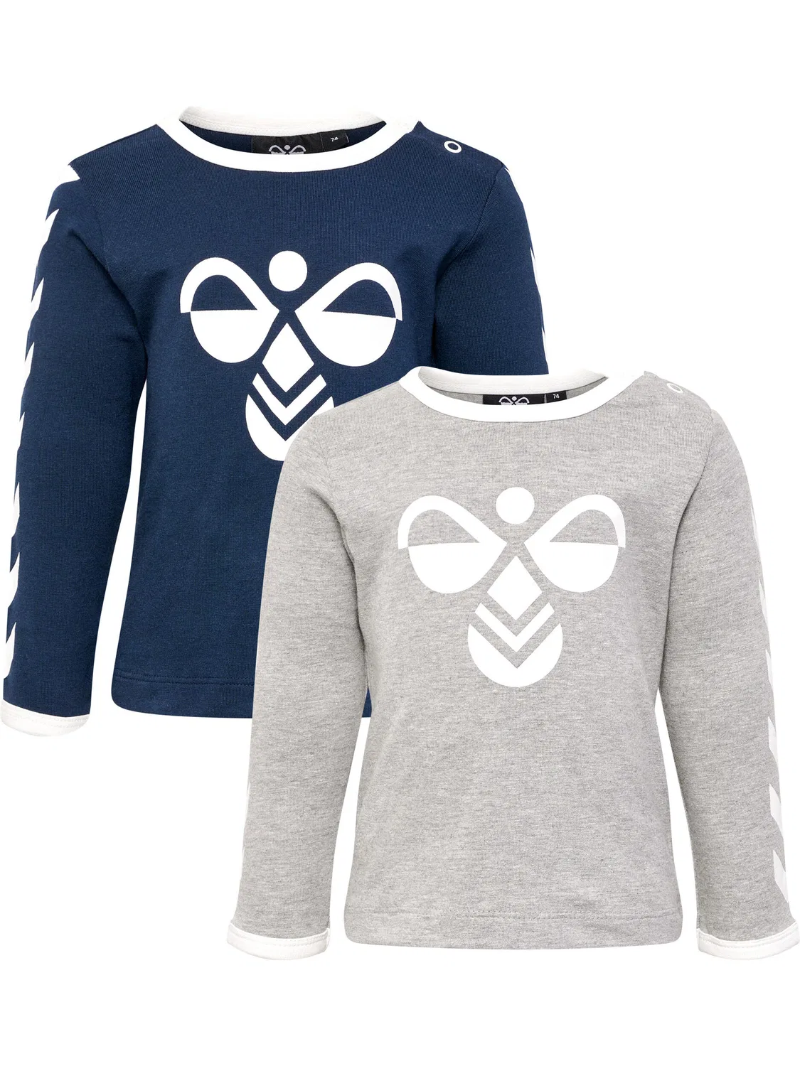 Детские футболки с длинным рукавом Hmlflipper Hummel, Grau Dunkelblau