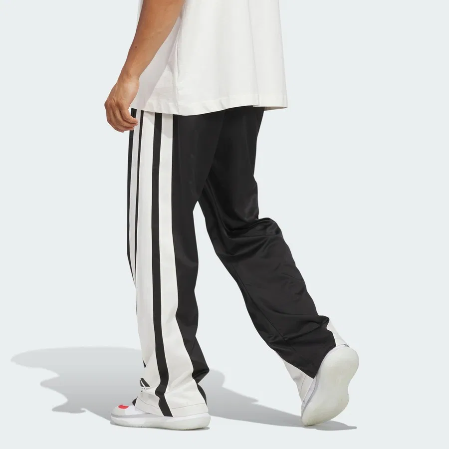 Спортивные штаны свободного кроя с моделью Performance Luxe, adidas, Черный — фото 4