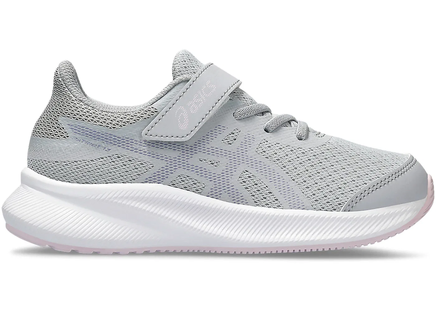 Детские кроссовки для мальчиков беговые ASICS Patriot 13, Piedmont Grey Faded Ash Rock