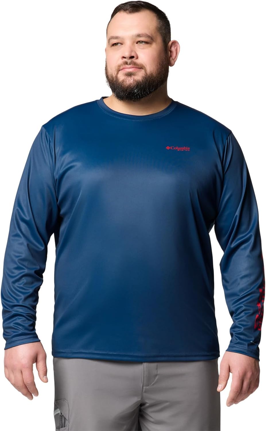 

Футболка Columbia Mens Terminal Tackle PFG High Side Long Sleeve, Collegiate Navy/Pfg High Side Dorado, Синий, Футболка Columbia Mens Terminal Tackle PFG High Side Long Sleeve, Collegiate Navy/Pfg High Side Dorado
