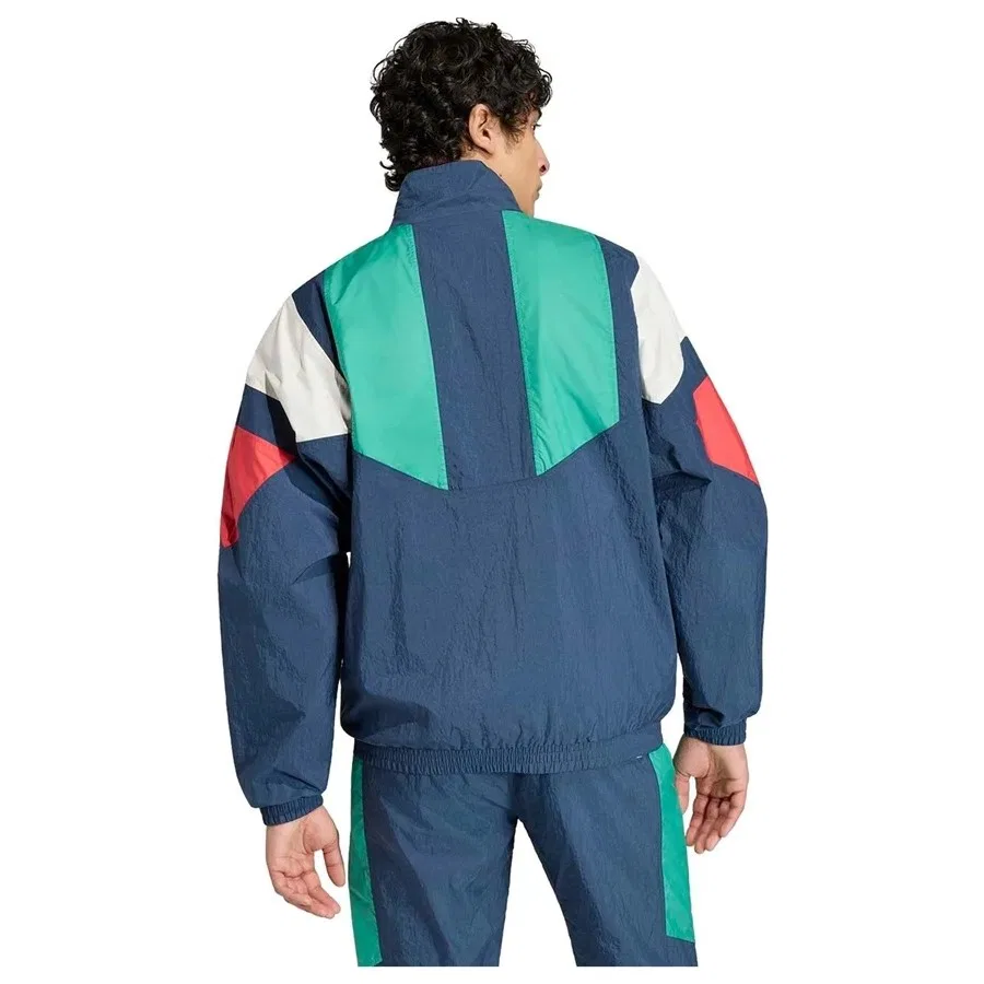 Мужская куртка-худи с длинным рукавом FIGC EQT TT adidas, Синий — фото 3