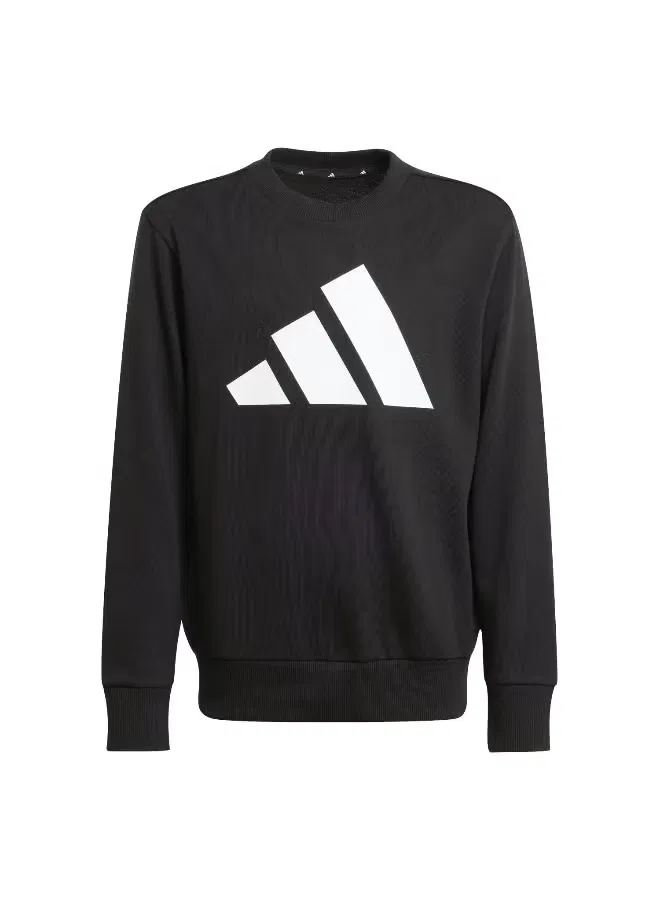 Комплект из футера с логотипом Essentials Adidas, черный — фото 2